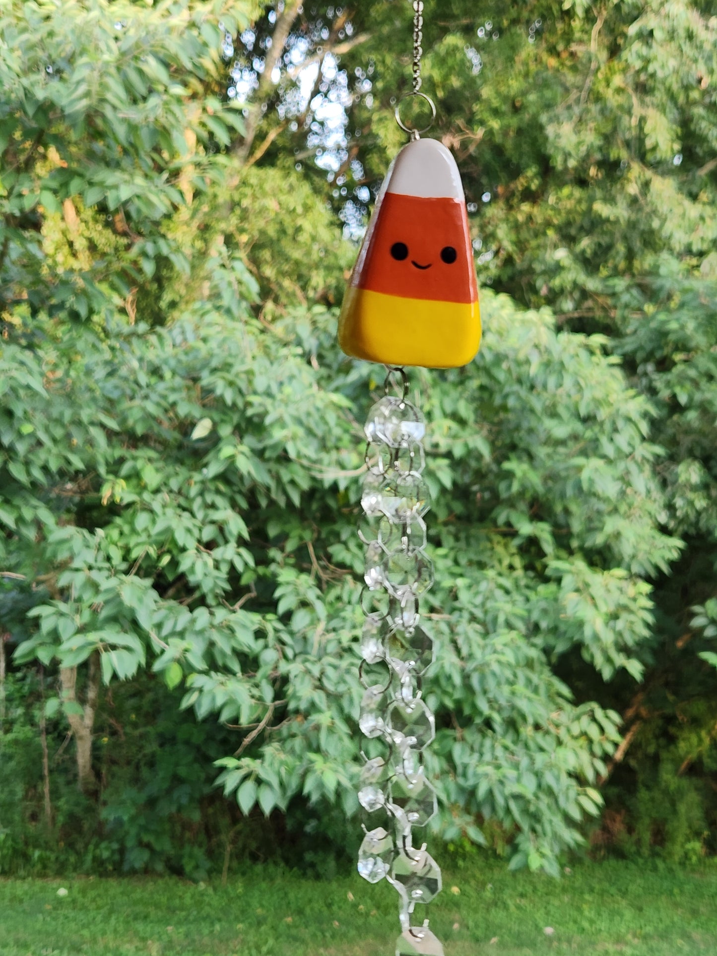 Candy Corn Halloween Suncatcher