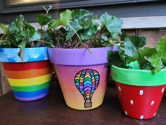 Paint and Sip Flower Pots Workshop