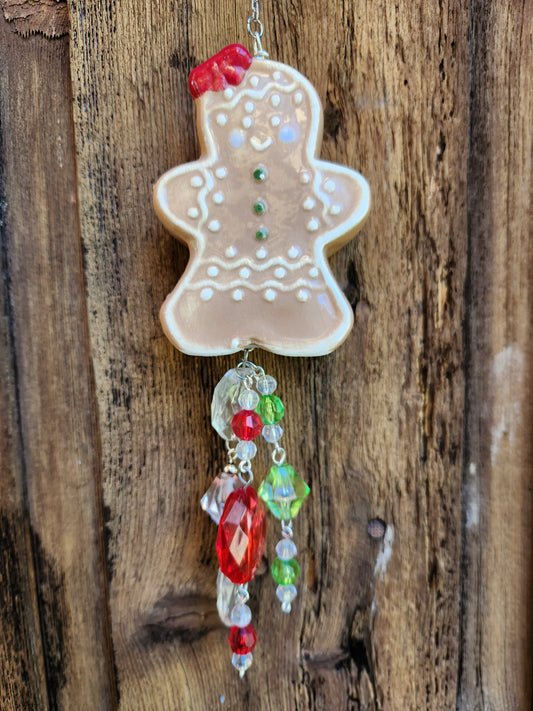 Gingerbread Man Suncatcher