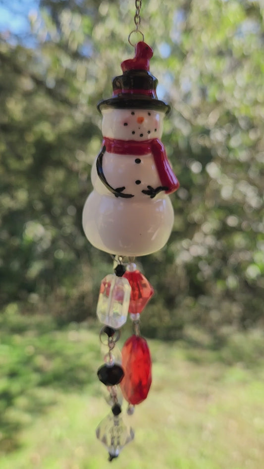 Snowman Suncatcher